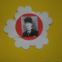 Kağıt katlama buruşturma, yuvarlama, sulu boya  (235)