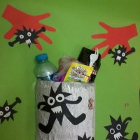 Kağıt katlama buruşturma, yuvarlama, sulu boya  (237)