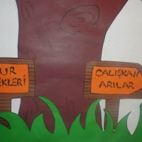 Kağıt katlama buruşturma, yuvarlama, sulu boya  (246)