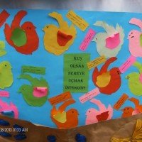 Kağıt katlama buruşturma, yuvarlama, sulu boya  (254)