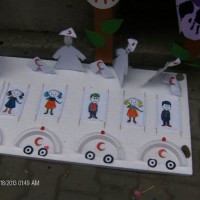 Kağıt katlama buruşturma, yuvarlama, sulu boya  (263)