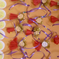 Kağıt katlama buruşturma, yuvarlama, sulu boya  (27)