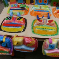 Kağıt katlama buruşturma, yuvarlama, sulu boya  (271)