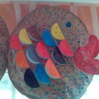 Kağıt katlama buruşturma, yuvarlama, sulu boya  (292)