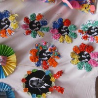 Kağıt katlama buruşturma, yuvarlama, sulu boya  (299)