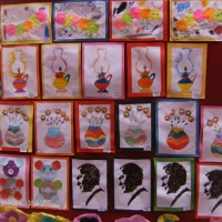 Kağıt katlama buruşturma, yuvarlama, sulu boya  (309)