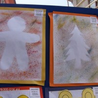 Kağıt katlama buruşturma, yuvarlama, sulu boya  (310)