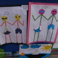 Kağıt katlama buruşturma, yuvarlama, sulu boya  (315)