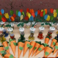 Kağıt katlama buruşturma, yuvarlama, sulu boya  (330)