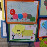 Kağıt katlama buruşturma, yuvarlama, sulu boya  (331)