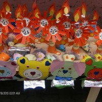 Kağıt katlama buruşturma, yuvarlama, sulu boya  (333)