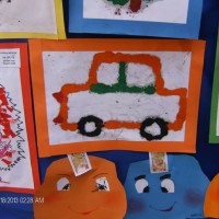 Kağıt katlama buruşturma, yuvarlama, sulu boya  (335)