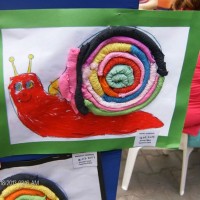 Kağıt katlama buruşturma, yuvarlama, sulu boya  (337)