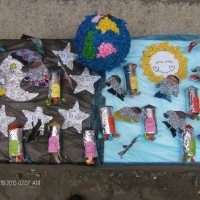 Kağıt katlama buruşturma, yuvarlama, sulu boya  (342)