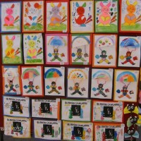 Kağıt katlama buruşturma, yuvarlama, sulu boya  (346)