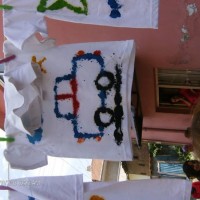 Kağıt katlama buruşturma, yuvarlama, sulu boya  (356)