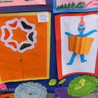 Kağıt katlama buruşturma, yuvarlama, sulu boya  (358)