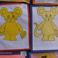 Kağıt katlama buruşturma, yuvarlama, sulu boya  (363)