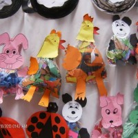 Kağıt katlama buruşturma, yuvarlama, sulu boya  (370)