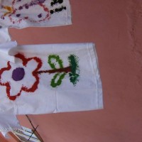 Kağıt katlama buruşturma, yuvarlama, sulu boya  (371)