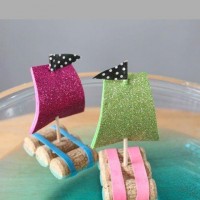 Kağıt katlama buruşturma, yuvarlama, sulu boya  (38)