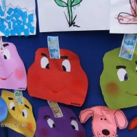 Kağıt katlama buruşturma, yuvarlama, sulu boya  (382)