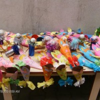 Kağıt katlama buruşturma, yuvarlama, sulu boya  (389)