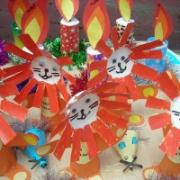 Kağıt katlama buruşturma, yuvarlama, sulu boya  (397)