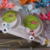 Kağıt katlama buruşturma, yuvarlama, sulu boya  (408)