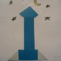 Kağıt katlama buruşturma, yuvarlama, sulu boya  (41)