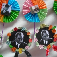 Kağıt katlama buruşturma, yuvarlama, sulu boya  (429)