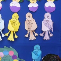 Kağıt katlama buruşturma, yuvarlama, sulu boya  (439)