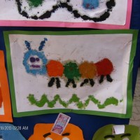 Kağıt katlama buruşturma, yuvarlama, sulu boya  (451)