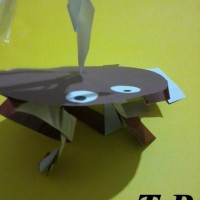 Kağıt katlama buruşturma, yuvarlama, sulu boya  (46)