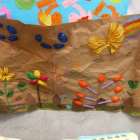 Kağıt katlama buruşturma, yuvarlama, sulu boya  (462)