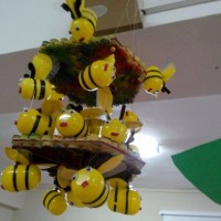 Kağıt katlama buruşturma, yuvarlama, sulu boya  (486)