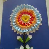 Kağıt katlama buruşturma, yuvarlama, sulu boya  (489)