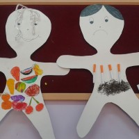 Kağıt katlama buruşturma, yuvarlama, sulu boya  (497)