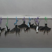 Kağıt katlama buruşturma, yuvarlama, sulu boya  (541)