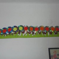 Kağıt katlama buruşturma, yuvarlama, sulu boya  (542)