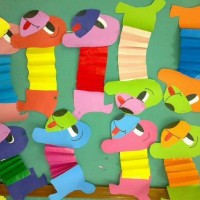 Kağıt katlama buruşturma, yuvarlama, sulu boya  (562)