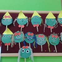 Kağıt katlama buruşturma, yuvarlama, sulu boya  (608)