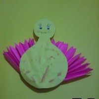 Kağıt katlama buruşturma, yuvarlama, sulu boya  (62)