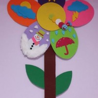 Kağıt katlama buruşturma, yuvarlama, sulu boya  (621)