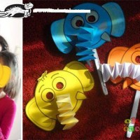 Kağıt katlama buruşturma, yuvarlama, sulu boya  (640)