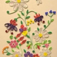 Kağıt katlama buruşturma, yuvarlama, sulu boya  (698)