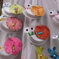 Kağıt katlama buruşturma, yuvarlama, sulu boya  (70)