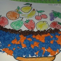 Kağıt katlama buruşturma, yuvarlama, sulu boya  (719)