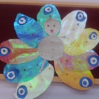 Kağıt katlama buruşturma, yuvarlama, sulu boya  (748)