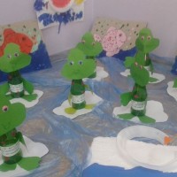 Kağıt katlama buruşturma, yuvarlama, sulu boya  (783)